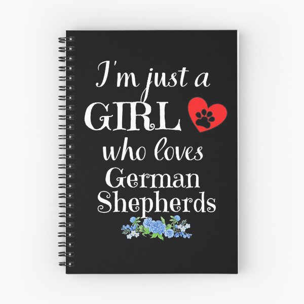 Item preview, Just a Girl who loves German Shepherds quote Funny Shepherd  saying designed and sold by OneTimeEngineer.