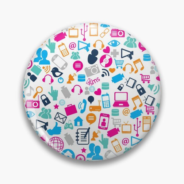 Item preview, SOCIAL MEDIA, SOCIAL NETWORKS, COLORFUL SOCIAL MEDIA, FUN SOCIAL MEDIA designed and sold by angelescar.