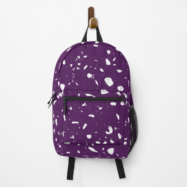 Item preview, Terrazzo Marble Pattern in Royal Purple With White Flecks  designed and sold by PurpleAdventure.