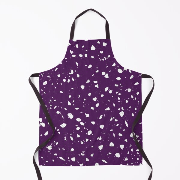 Item preview, Terrazzo Marble Pattern in Royal Purple With White Flecks designed and sold by PurpleAdventure.