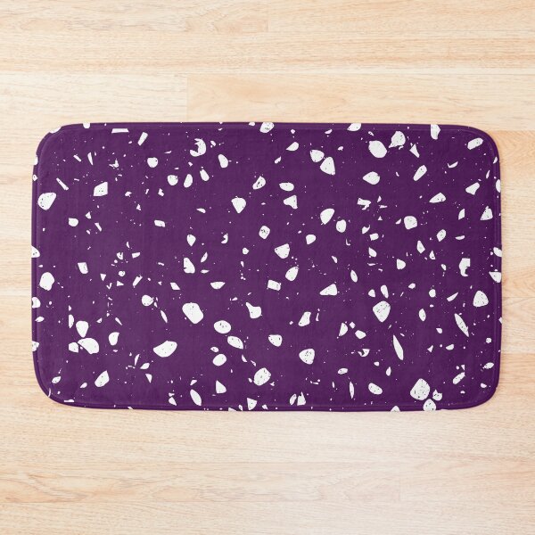 Item preview, Terrazzo Marble Pattern in Royal Purple With White Flecks  designed and sold by PurpleAdventure.