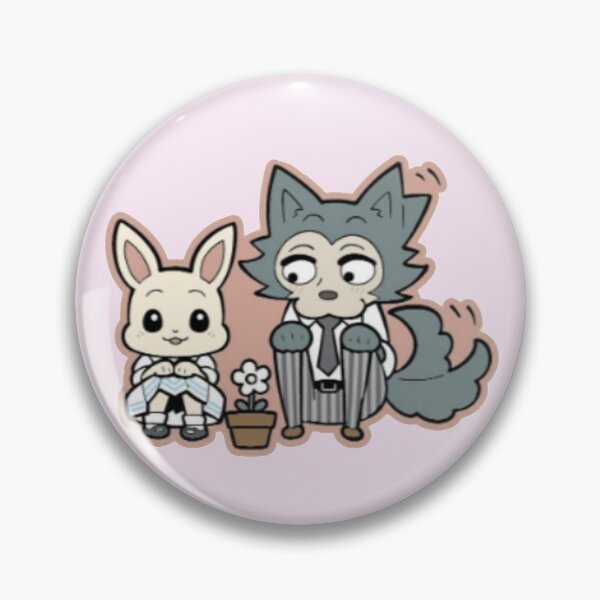 Item preview, Beastars Legoshi and Haru (with Flowerpot) Chibi designed and sold by thePeachPit.