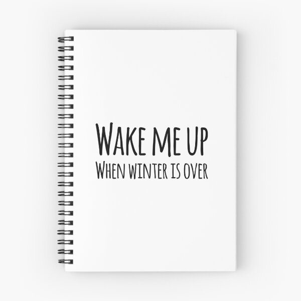 Item preview, Wake me up when winter is over designed and sold by GoldenDov.