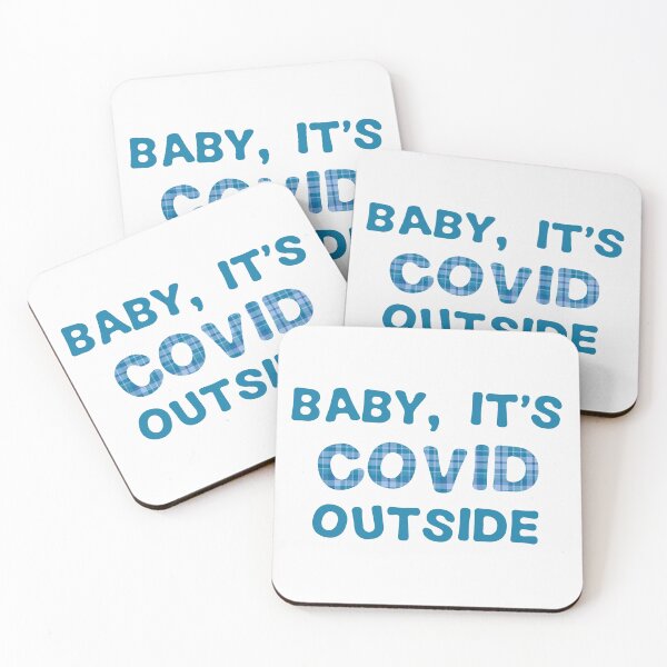 Item preview, Baby, it's Covid outside (quarantine, plaid) designed and sold by RicePaste.