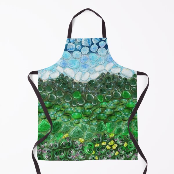 Item preview, Tumbled gemstones - mountain landscape designed and sold by k9printart.