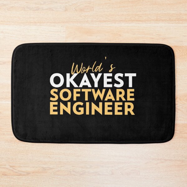 Item preview, "World's okayest Software Engineer" designed and sold by Salma Satya & Co.