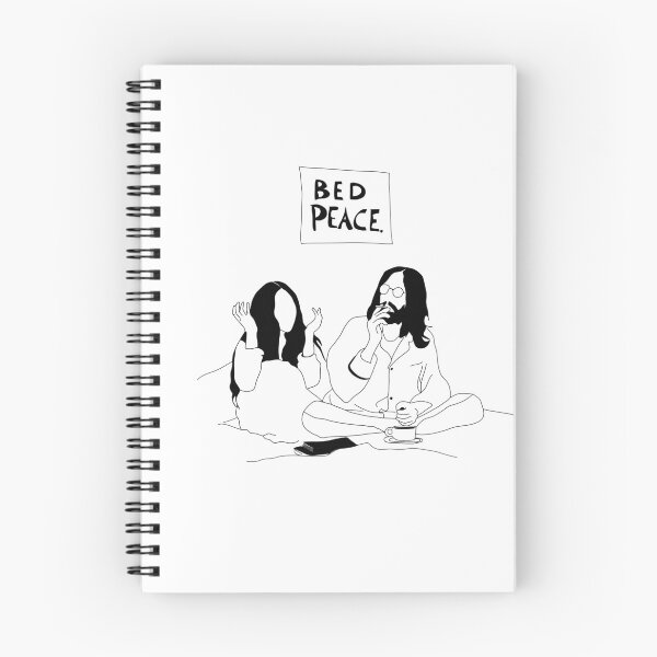 Item preview, John Lennon and Yoko Ono - Bed Peace Protest.  designed and sold by ChloeArt1995.