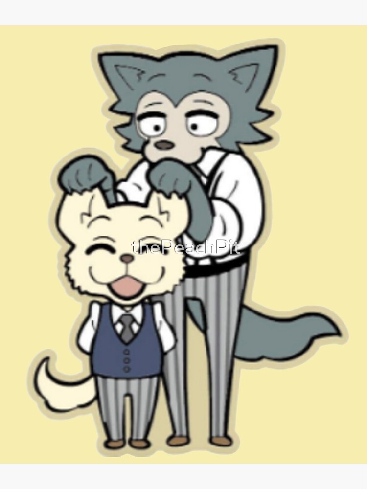 Beastars Legoshi and Jack (Ear Lift) Chibi