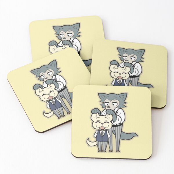 Artikelvorschau, Beastars Legoshi und Jack (Ohrlift) Chibi entworfen und verkauft von thePeachPit.