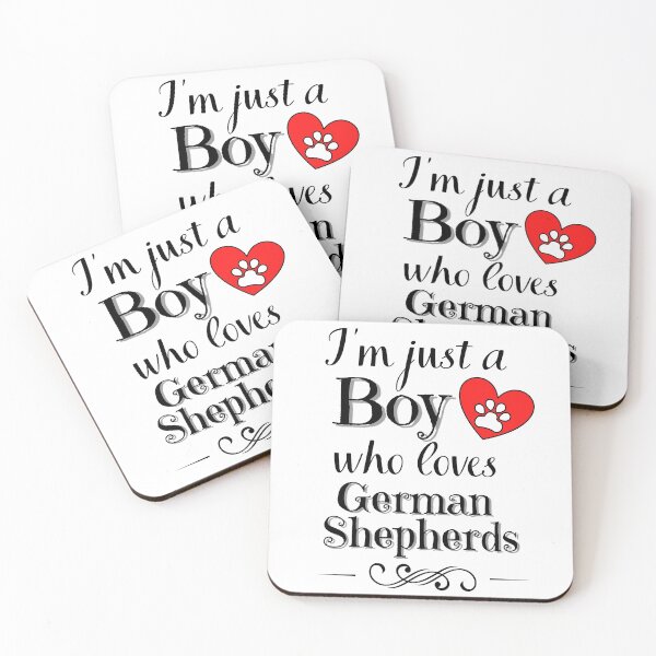 Item preview, Just a boy who loves German Shepherds quote Funny Shepherd saying designed and sold by OneTimeEngineer.