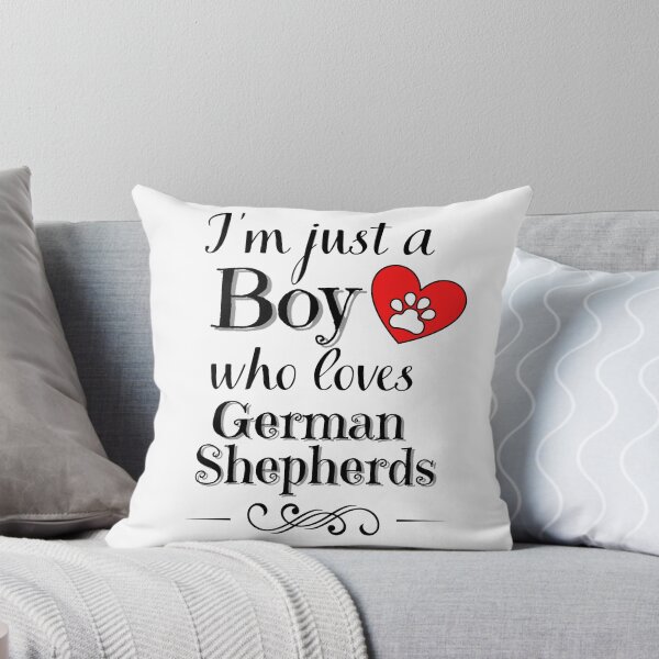 Item preview, Just a boy who loves German Shepherds quote Funny Shepherd saying designed and sold by OneTimeEngineer.