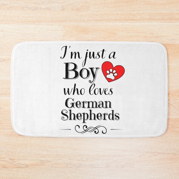 Item preview, Just a boy who loves German Shepherds quote Funny Shepherd saying designed and sold by OneTimeEngineer.