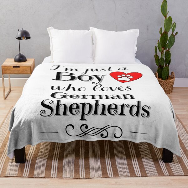 Item preview, Just a boy who loves German Shepherds quote Funny Shepherd saying designed and sold by OneTimeEngineer.