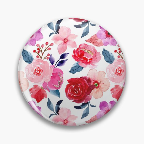 Aperçu de l'œuvre  Graphique aquarelle floral de modèle sans couture créée et vendue par Openspace2020.