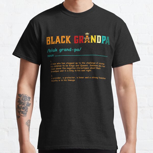 black grandpa shirt