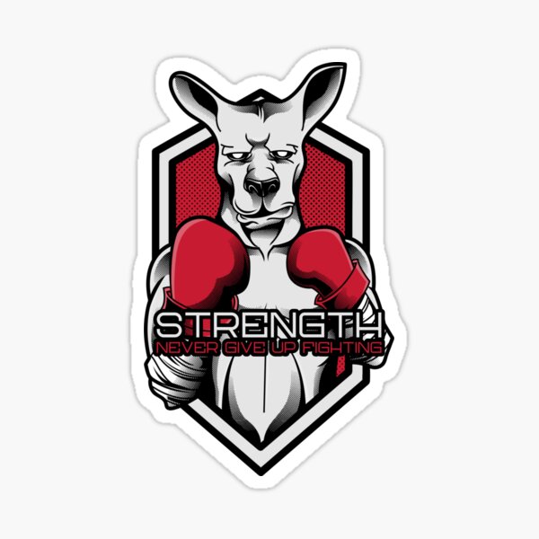 Item preview, Strength, Never Give Up Fighting designed and sold by Zwembad Vergelijker.