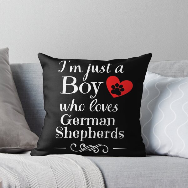 Item preview, Just a boy who loves German Shepherds quote Funny Shepherd saying designed and sold by OneTimeEngineer.