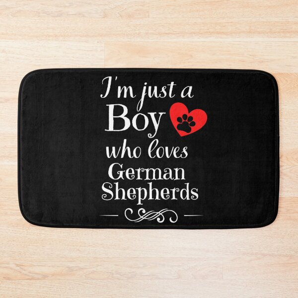 Item preview, Just a boy who loves German Shepherds quote Funny Shepherd saying designed and sold by OneTimeEngineer.