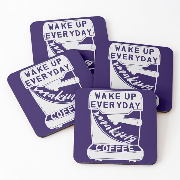 Item preview, WAKE UP EVERYDAY MAKE COFFEE designed and sold by HAIFAHARIS.