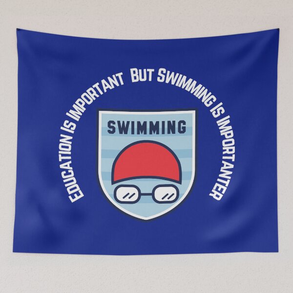 Item preview, Education Is Important But Swimming Is Importanter designed and sold by dacdibac.