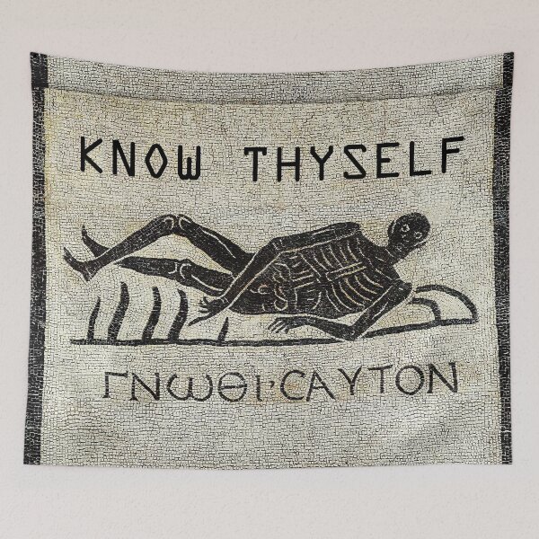 Item preview, ROMAN MOSAICS SKELETON,MEMENTO MORI, KNOW THYSELF designed and sold by BulganLumini.