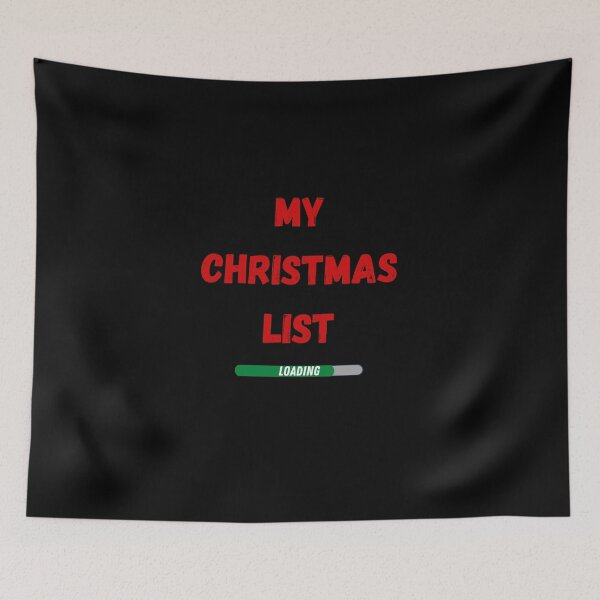 Item preview, christmas list designed and sold by Hey-Nice-Shirt.