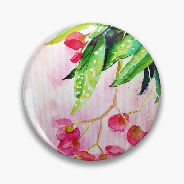 Item preview, Pink begonia with spotted leaves designed and sold by orangerinka.