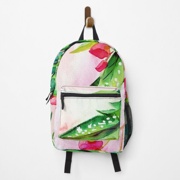 Item preview, Pink begonia with spotted leaves designed and sold by orangerinka.