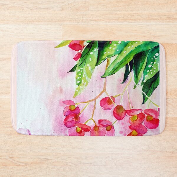 Item preview, Pink begonia with spotted leaves designed and sold by orangerinka.