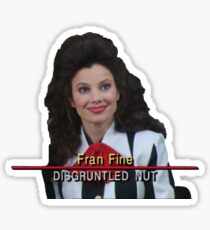 Fran Fine: Disgruntled Nut Sticker