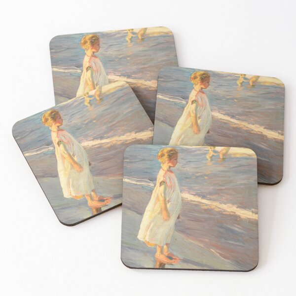 Item preview, Joaquin Sorolla y Bastida - Niña en la playa (Girl on the Beach) designed and sold by HistoryRestored.