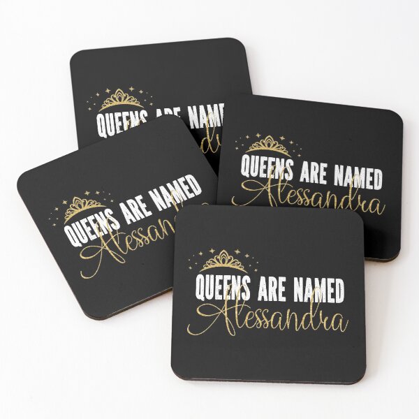 Item preview, Queens Are Named Alessandra Personalized First Name Girl graphic designed and sold by Grabitees.