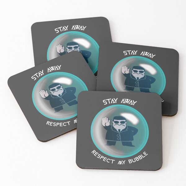 Item preview, Stay Away Respect My Bubble designed and sold by Spicy Chilli.