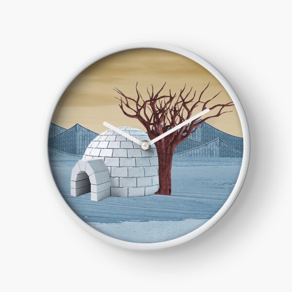 Item preview, Igloo And A Bare Tree (Detail From Triptych) designed and sold by Petra Rosa.