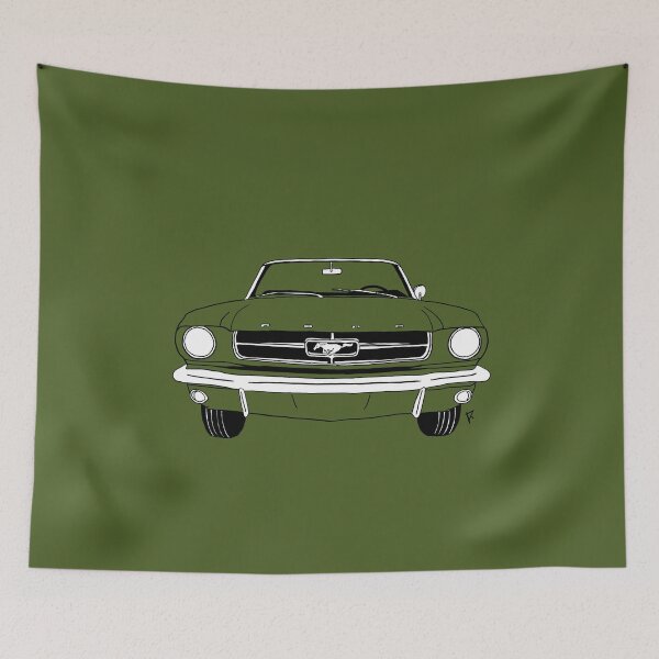 Item preview, Ford Mustang Green Army Background designed and sold by Cardrawing-Art.