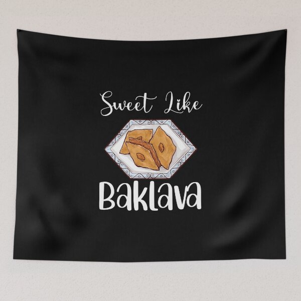 Item preview, Baklava sweet dessert Turkish Greek food designed and sold by Nessshirts.