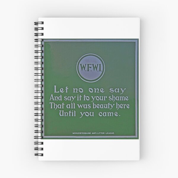 Item preview, Women's Institute vintage anti litter sign designed and sold by Random Railways.