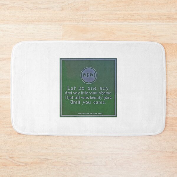 Item preview, Women's Institute vintage anti litter sign designed and sold by Random Railways.