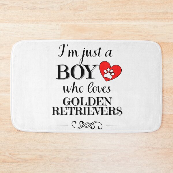 Item preview, Just a BOY who loves GOLDEN RETRIEVERs quote Funny RETRIEVER saying designed and sold by OneTimeEngineer.