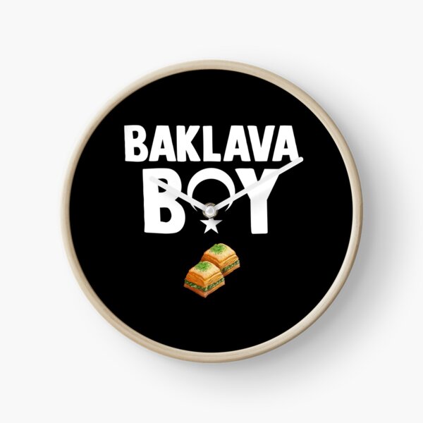 Turkey Baklava Antep Baklavasi Gift for Men Clock