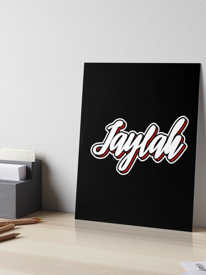 Jaylah first name - hand lettering design