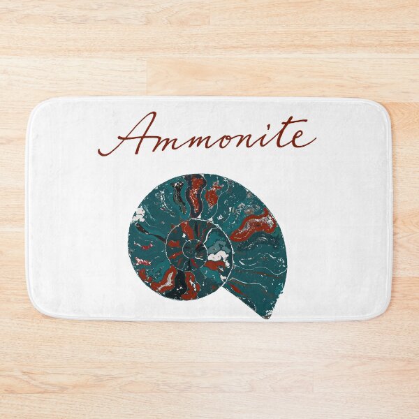 Item preview, Ammonite fossil blue designed and sold by fleurtje.