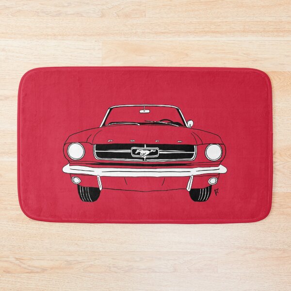 Item preview, Ford Mustang Raspberry Background designed and sold by Cardrawing-Art.
