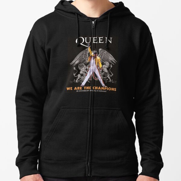 queen we are the champions sweatshirt