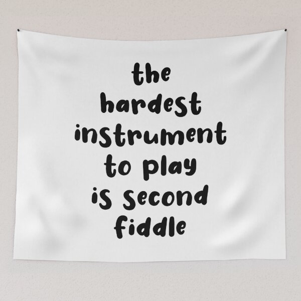 Item preview, The Hardest Instrument To Play Is Second Fiddle - 2nd Fiddle Violinist designed and sold by Seth's Tees.