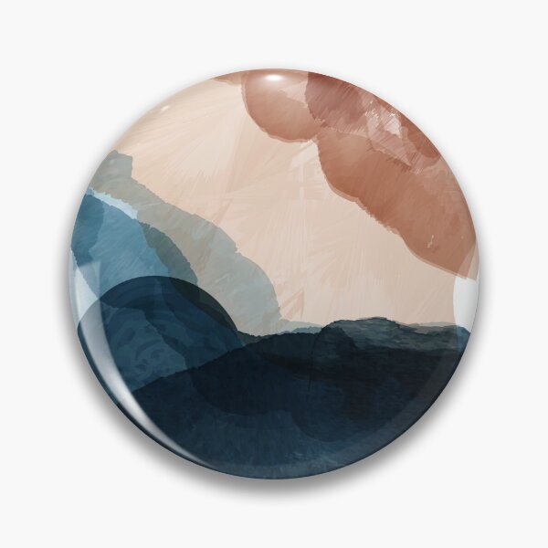 Item preview, watercolor painting abstract of water, sand, desert, designed and sold by AznavourByKarin.