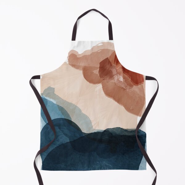 Item preview, watercolor painting abstract of water, sand, desert, designed and sold by AznavourByKarin.