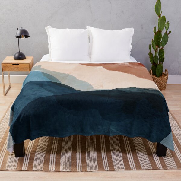 Item preview, watercolor painting abstract of water, sand, desert, designed and sold by AznavourByKarin.