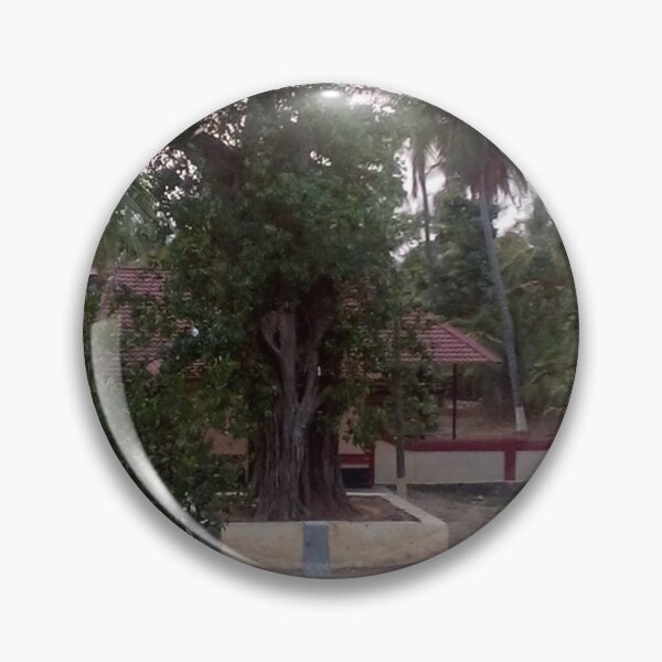 Artikelvorschau, Tempel in Kerala (Indien) aus einem Zug fotografiert. entworfen und verkauft von Jyothish Kaviraj.