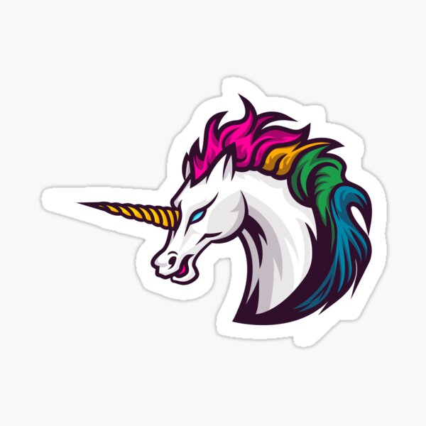 Legendary Unicorn Stickers Redbubble - myth alicorn roblox